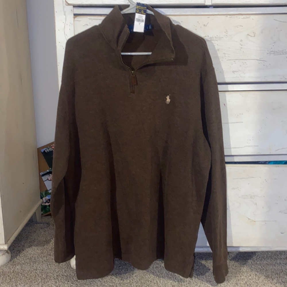 Merino Wool Quarter-Zip Sweater